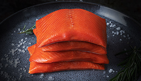 Rotlachs aus Alaska